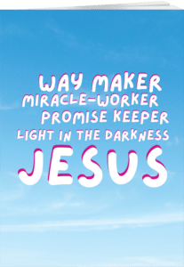 Text on a blue sky background reads: 